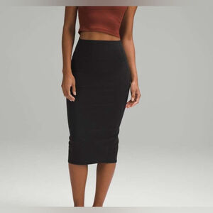 Lululemon Nulu Slim-Fit High-Rise Skirt pencil soft bodycon